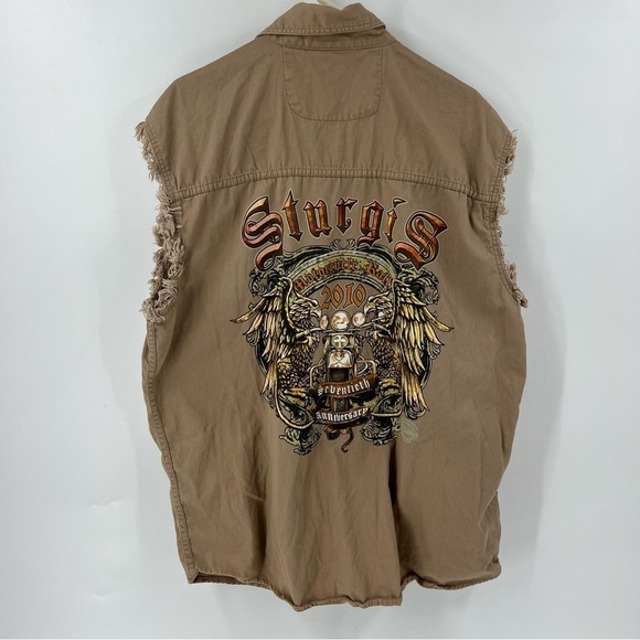 Sturgis 2010 Motorcycle Rally 70th Anniversary Shirt - Picture 5 of 8